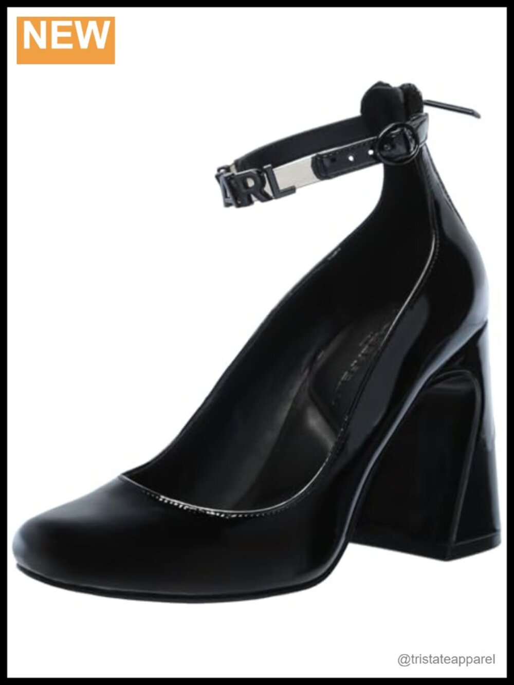 Women's Pavla Ankle Strap Heel Faux Leather Pump